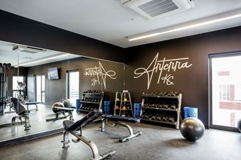 24 Hour fitness center with yoga studio